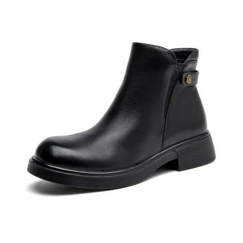 AOKANG Ботильоны 3,8 см Женские Черные