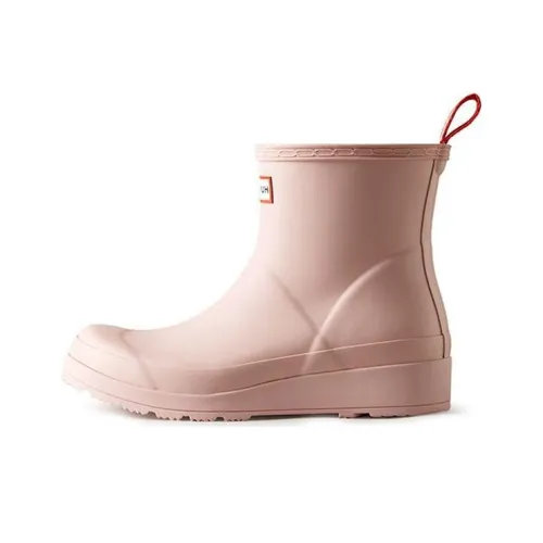 HUNTER Дышащие Водонепроницаемые Устойчивые к истиранию Резиновые сапоги Женские Вишневый цветок Розовый