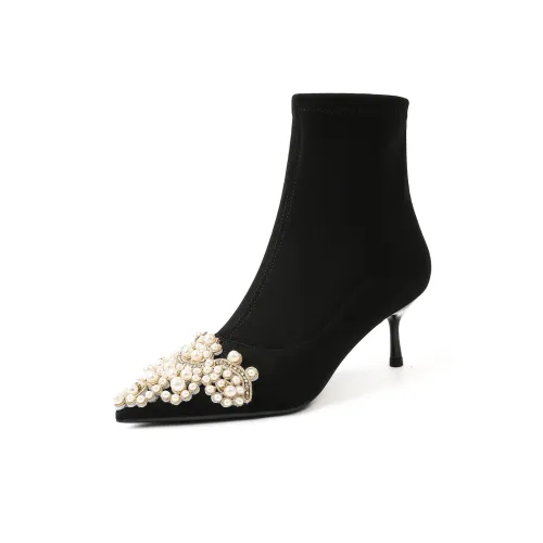 YAFEI XUANYU Ботильоны 6 см Женские Черные