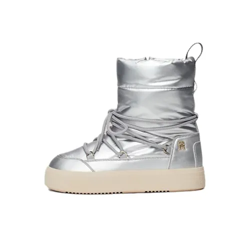 Tommy Hilfiger TH Monogram Crew Сноубутсы Женские Серебряные