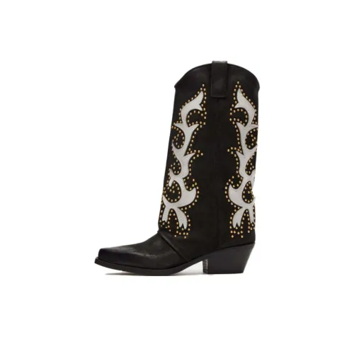 STEVE MADDEN Женские высокие сапоги на каблуке 5,08 см черные