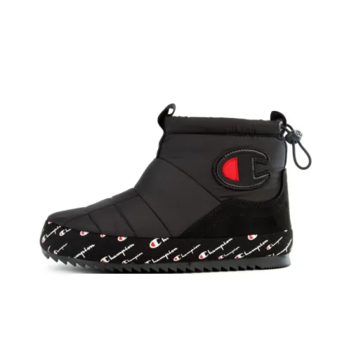 Champion RALLY Script Термический Износостойкий Противоскользящий Короткий Сноубутсы Женские Черный