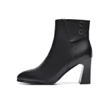 Регулярный Черный [Минималистский стиль Застежка] - S552