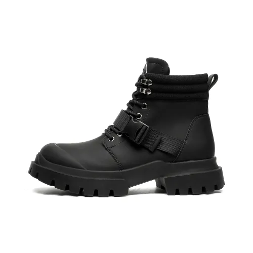 Beidouniao Короткий Мартин Ботин Мужской Черный