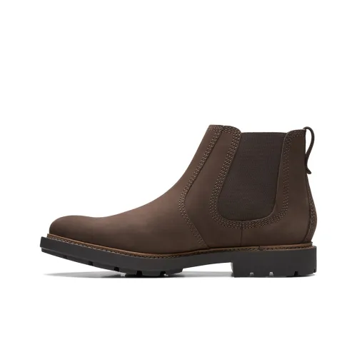 Clarks Chelsea Темно-коричневый Мужской