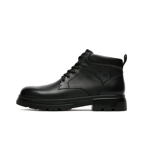 CROWN Martin Boots Black Men's
