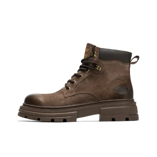 Dickies ботинки Martin, стиль Maillard, коричневые, мужские