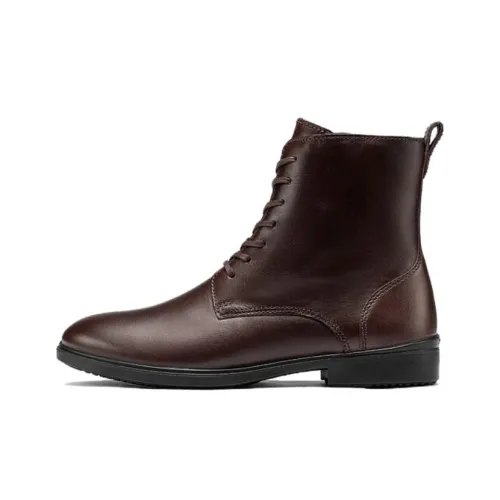 Ecco Короткий Мартин Ботинок 2 см Женские Терракота