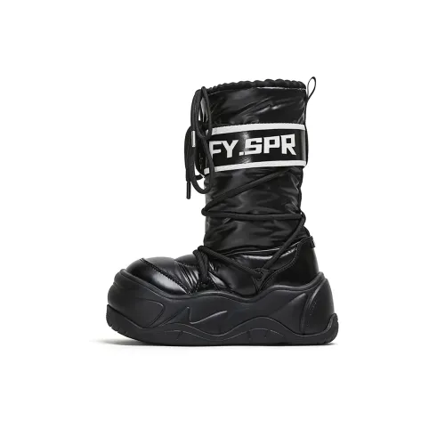 FY SPR Сноубутсы Черные Женские