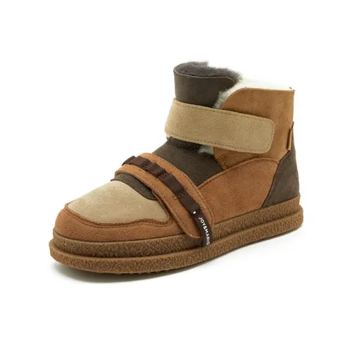 Joy Mario Термические Увеличивающие Высота Короткие Снежные Ботинки Женские CAMEL