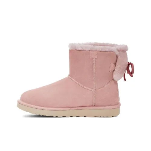 UGG RSGRY Короткий Сноубутс Женские Розовый Серый