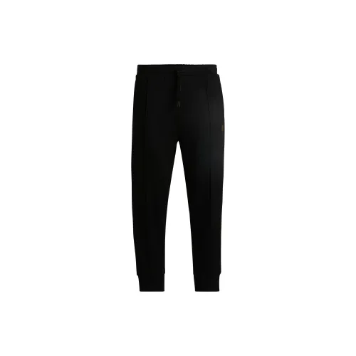 Hugo Boss FW24 Вязаные тренировочные брюки мужские черные