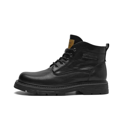 SEPTWOLVES Мартин Boot Мужской Черный