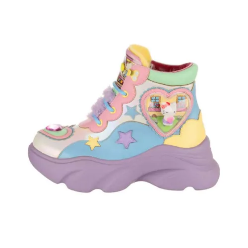 IRREGULAR CHOICE Ботильоны 4CM Женские Пурпурно-розовый