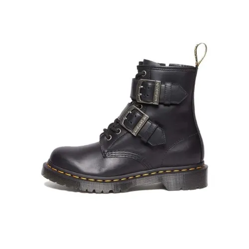 Dr.Martens 1460 Короткий Мартин Ботинок Женские Черный