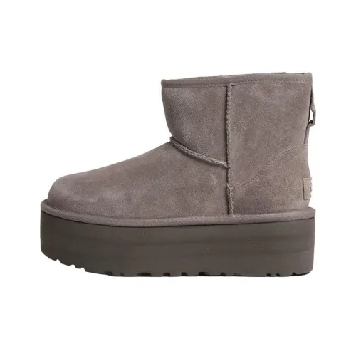 UGG Короткие Снежные Ботинки Женские Коричневые