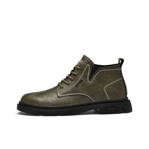 AIPSEN ботинки Martin Khaki Мужские