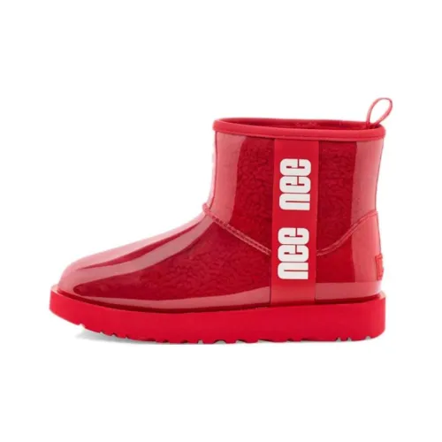 UGG CLASSIC CLEAR MINI Короткий Снекер Женские Красный