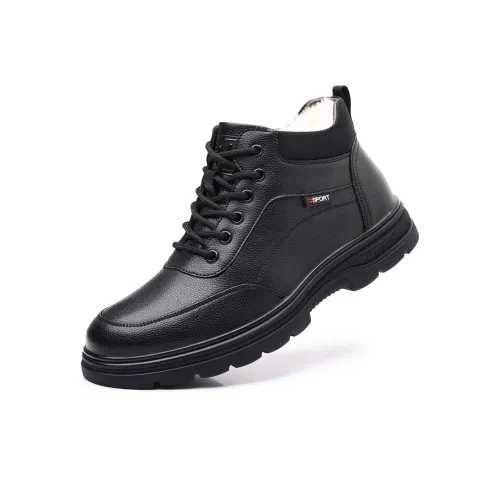 EGCHI Мужские ботинки Martin, черные