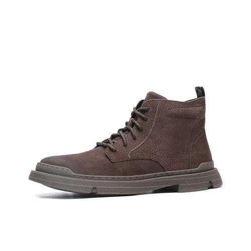 Lady's House Crew Martin Boot 4CM Мужской Хаки