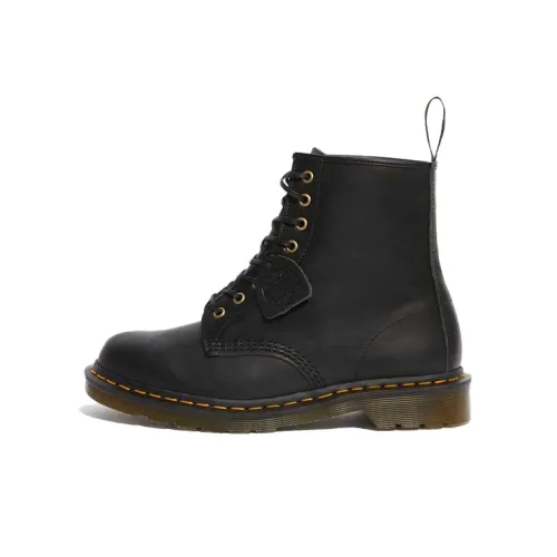 Dr.Martens 1460 Horween Короткий Мартин Ботинок Унисекс Черный