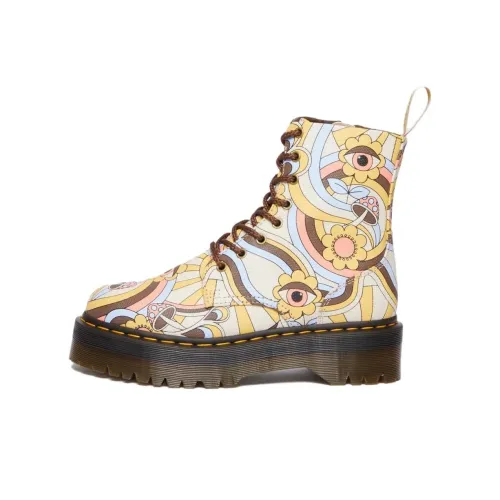 Dr.Martens JADON Ретро Ray Короткий Мартин Ботинок Унисекс Граффити