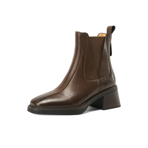 Высококачественная ручная работа серия короткий челси 6 см женский