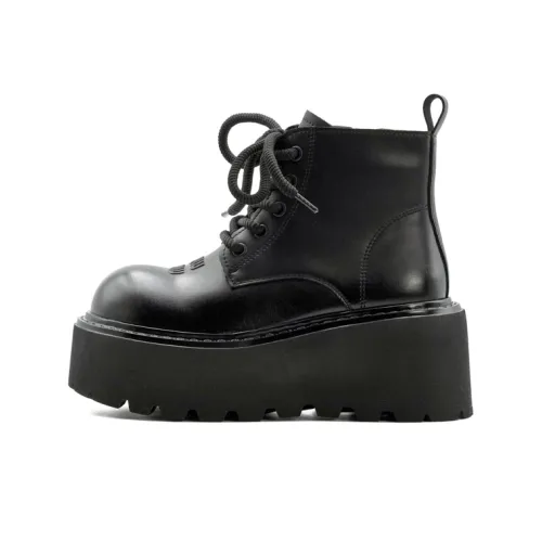 Little Sue Эксклюзивный дизайн британский стиль горячая девушка уличная одежда похудение блестящий коммутирование флис с подкладкой женские Мартинсы