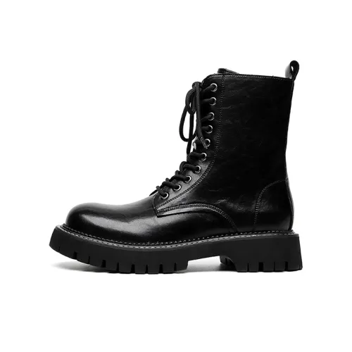 Dounkol Get Cool Knee High Boots 5cm Мужские Черные