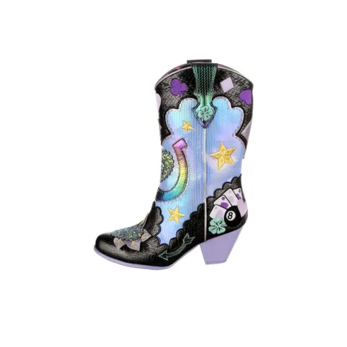 IRREGULAR CHOICE Ботильоны 6,2 см Женские Синий Фиолетовый