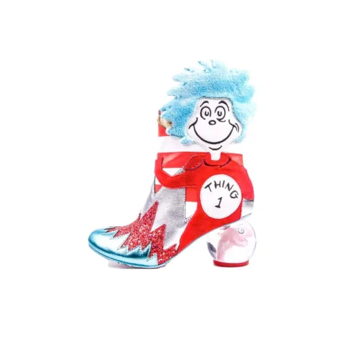 IRREGULAR CHOICE Ботильоны Красный Белый Синий Женские