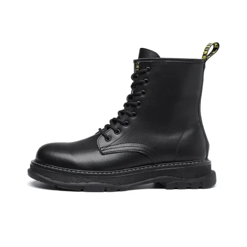 Wolves • Family QUNLANGSHIJIA Короткий Мартин Boot Мужской Черный