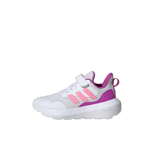 Adidas FORTARUN 3,0 Детская беговая обувь Низкий топ Белый Розовый Kids