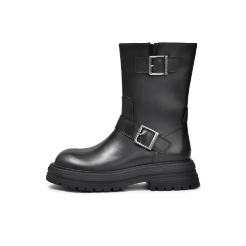 TOOMANYSHOES Old Love Letter Ботильоны Женские Черный