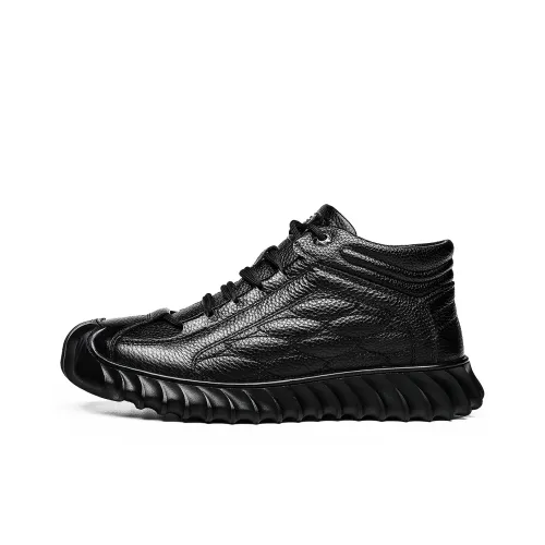 CHINT Термический Изоляционный Устойчивый к Износу Амортизация Увеличение Высоты Подкладка Устойчивый Покрытие Короткие Снежные Ботинки Мужские