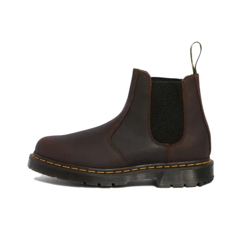 Dr.Martens 2976 Wintergrip Ankle Длина Челси Мужской Красно-коричневый