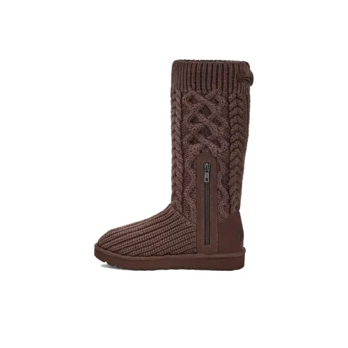 UGG Женские высокие сапоги до колена коричневые