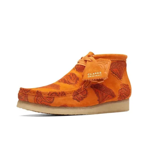 Clarks Originals WALLABEE Ботильоны Orange Men's