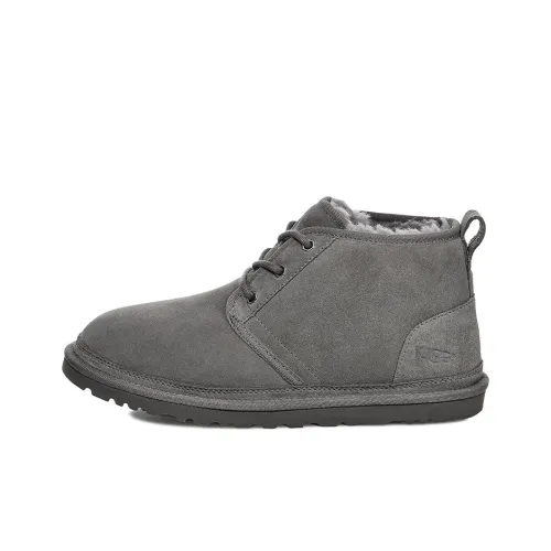UGG Neumel Тепловые противоскользящие ботинки для снега с низким верхом мужские темно-серый