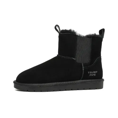 TRUMPPIPE Термический противоскользящий короткий сноубутс мужской черный