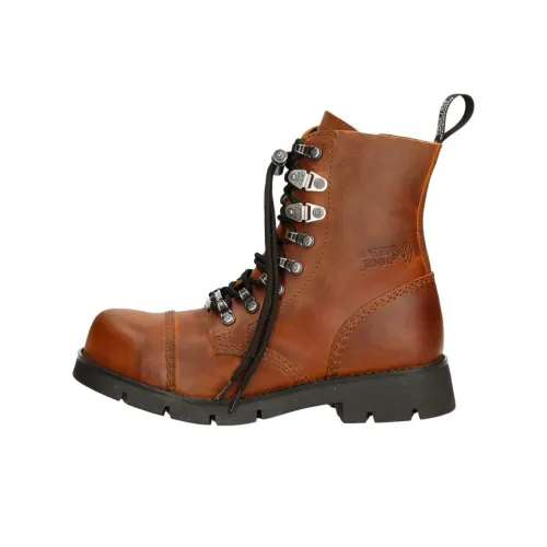 NEW ROCK Ботильоны 4CM Унисекс Коричневый