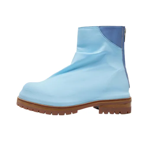 424 Ботильоны Светло-Синие Мужские