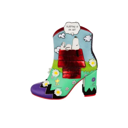 IRREGULAR CHOICE Ботильоны Зеленые и Фиолетовые Женские