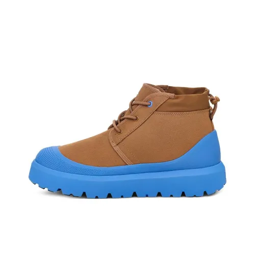 UGG Короткие Снежные Ботинки Мужские Синие Коричневые