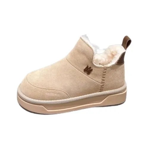 Женские сноубутсы с принтом персика длина до щиколотки