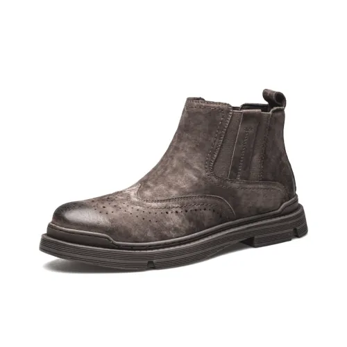 EGCHI Короткий Челси Мужской Коричневый