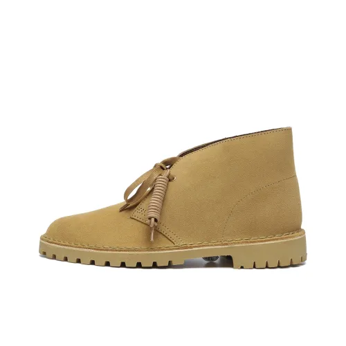 Clarks Пустыня Рок Ankle Длина Аутдор Мужской Burnt Желтый