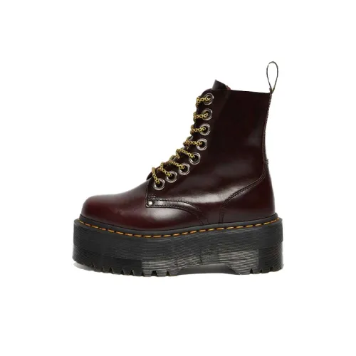 Dr.Martens Jadonseries Короткий Мартин Ботинок Женские Темно-красный Коричневый