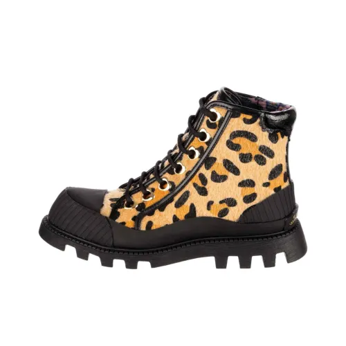 IRREGULAR CHOICE Короткий Мартин Ботинок Женские Черный Коричневый