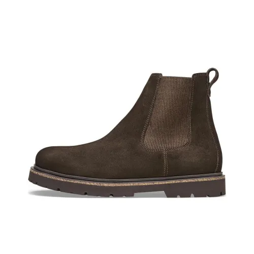 Birkenstock Highwood Series Короткий Челси Мужской Мокко Узкая версия